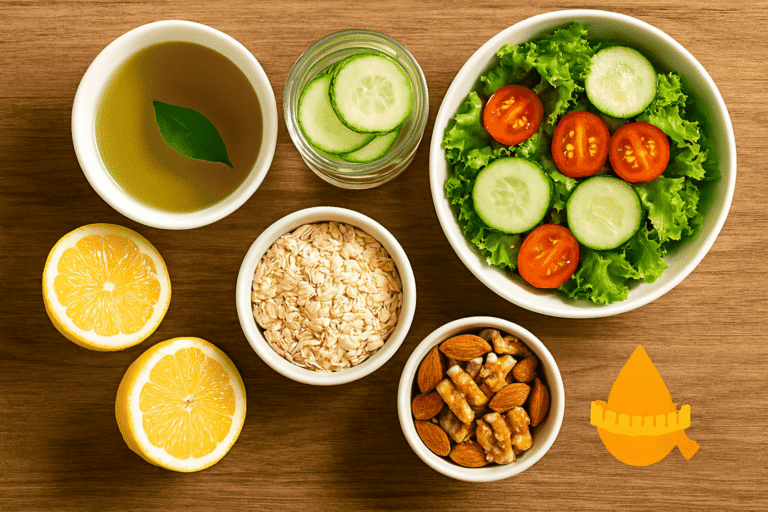 पेट की चर्बी घटाने के लिए हेल्दी डाइट – ओट्स, पपीता, ग्रीन टी